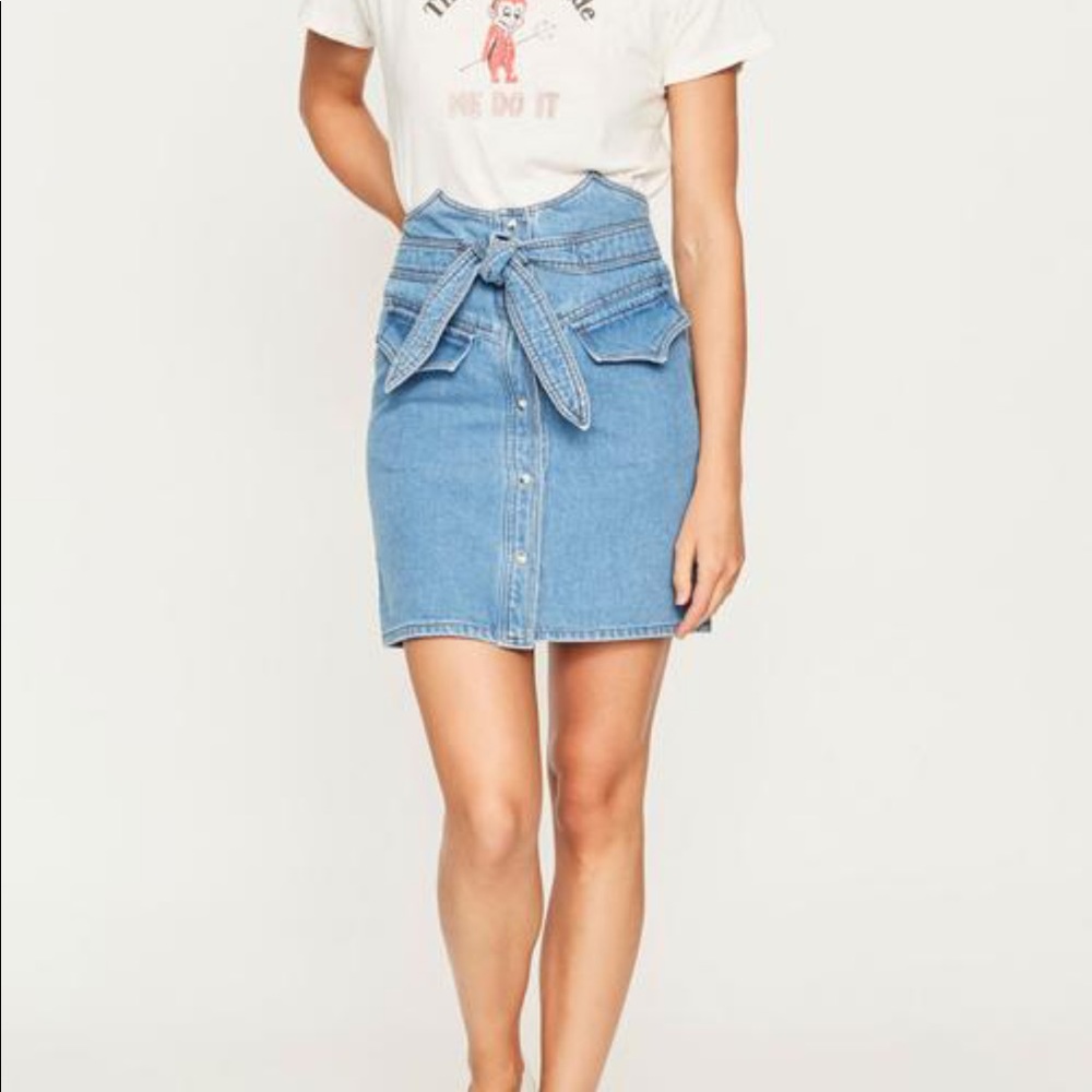 Nanushka 90’s Style Western Skirt